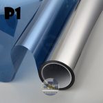 Giấy dán kính phản quang xanh đen P1 chống nóng thẩm mỹ cao