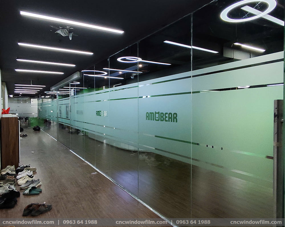 Decal dán kính mờ