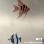 Giấy dán kính trang trí, decal dán kính K51