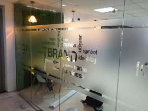 Decal dán kính mờ
