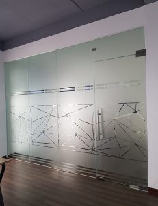 dán kính mờ design
