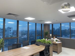 Dán kính cách nhiệt xanh blue